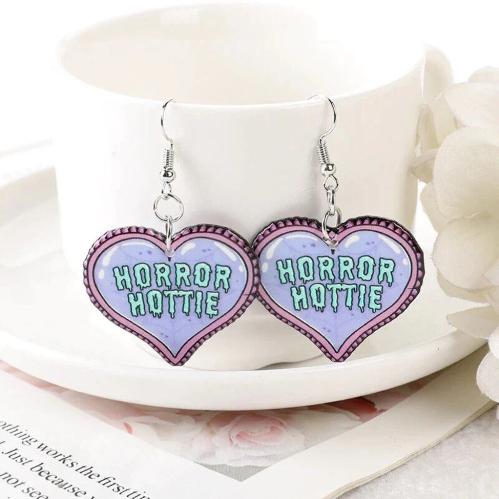 5/$20 Horror Hottie Goth Earrings Kawaii